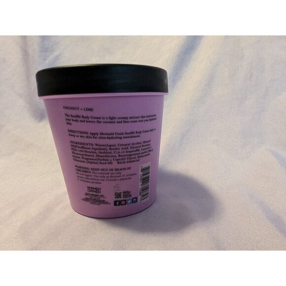 Onyx Bathhouse Souffle Body Cream Mermaid Goals Coconut & Lime 7.76 Oz - Picture 2 of 2